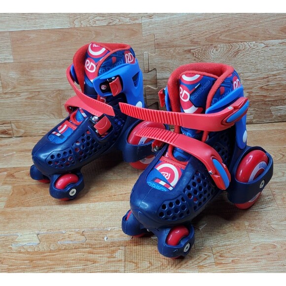 Roller Derby Sport Kids Roller Skates Blue White Red Size 11-2 - Picture 1 of 6